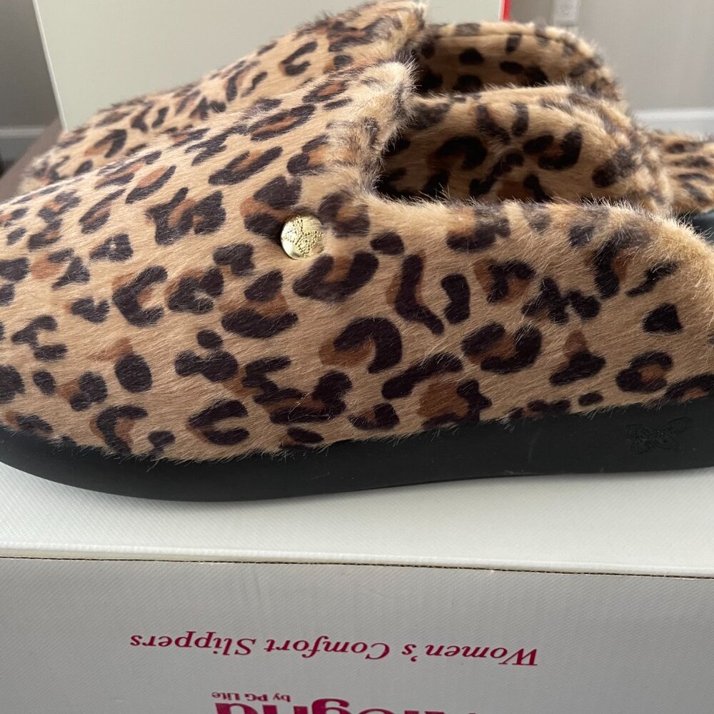 ALEGRIA LEISURELEE LEOPARD PRINT SLIPPER SIZE 11.5 12 US  42 EU NEW IN BOX
